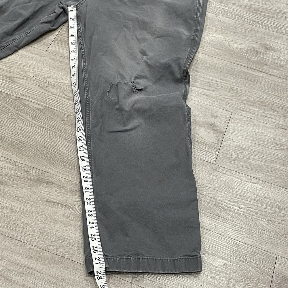 Carhartt Mens Carpenter Pants Distressed Work Holey Grungy Straight Leg 40 X30 - Picture 8 of 9